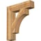 Ekena Millwork Westlake Block Rough Sawn Bracket, Western Red Cedar, 6"W x 28"D x 32"H BKT06X28X32WTL05RWR - alternate 1
